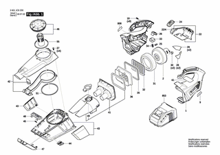 BOSCH Rundschnurring | Ersatzteile für GAS 18V-1 | 1619PB2098