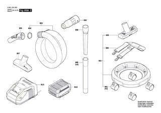 BOSCH D�se | Ersatzteile f�r GAS 18V-10L | 1600A011RP