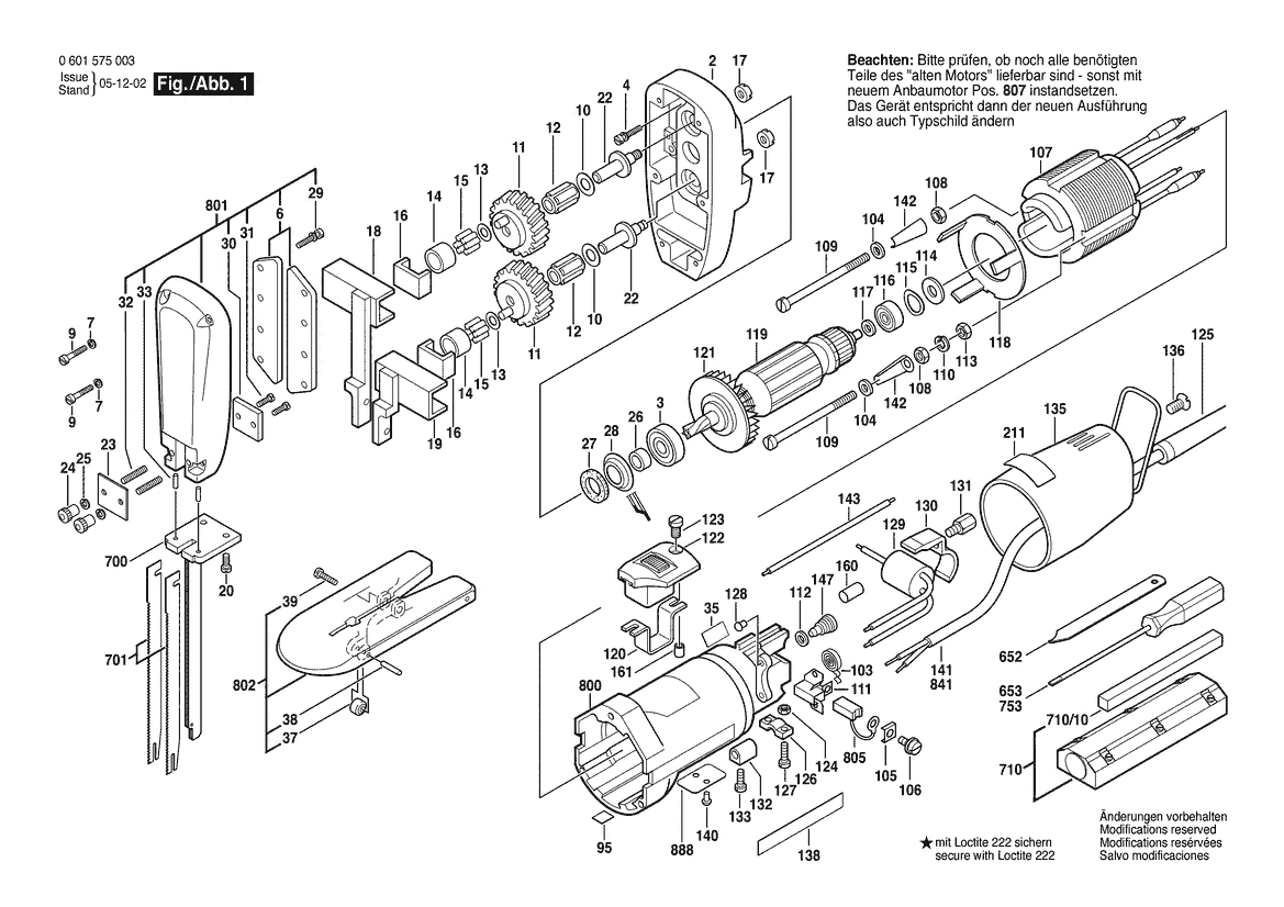 BOSCH 1575 - 0601575003
