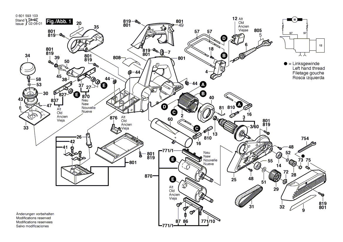 BOSCH GHO 31-82 - 0601593103