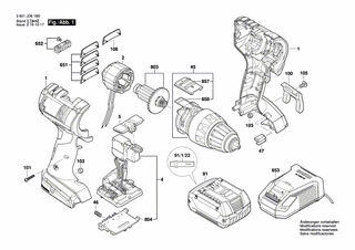 BOSCH Mutter | Ersatzteile für GSR 18 V-EC | 2609110835