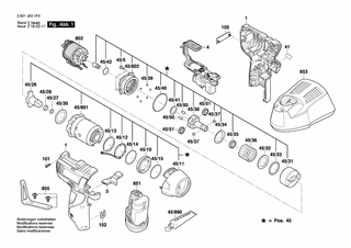 BOSCH Schaumstoff-Zuschnitt | Ersatzteile für GDS 10,8 V-EV | 2609170220