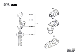 BOSCH Bohrhalter | Ersatzteile f�r GSR 18 V-EC FC2 | 2609199748