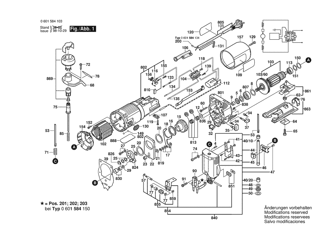 BOSCH GST 85 P - 0601584103