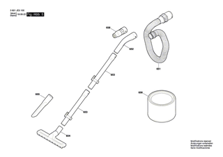 BOSCH Haube | Ersatzteile f�r GAS 15 PS | 1619PB2046
