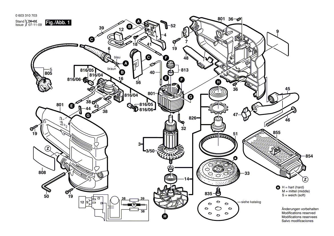 BOSCH PEX 12 AE - 0603310703