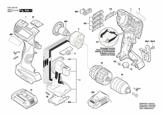 BOSCH Leiterplatte Bestückt | Ersatzteile für GSB 18 V-EC | 1607503060
