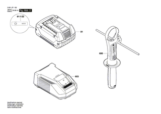 BOSCH Einschub-Akkupaket BBS MR 18V, 4,0Ah, 47 S | Ersatzteile für GSR 18 VE-EC | 1607A350M0