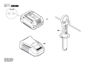 BOSCH Senkschraube M6x23 | Ersatzteile für GSR 18 VE-EC | 2603421229