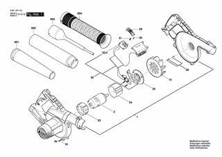 BOSCH Schaltschieber | Ersatzteile für GBL 18V-120 | 1619PA9081