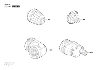 BOSCH Gehäuse BLAU | Ersatzteile für GSR 12V-15FC | 2609100824