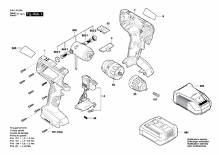 BOSCH Druckfeder | Ersatzteile für GSR 140-LI | 1609280477