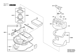BOSCH GAS 35 M AFC - 3601JC3100
