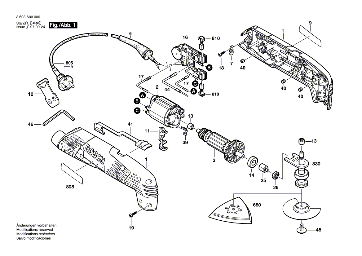 BOSCH PMF 180 E - 3603A00000