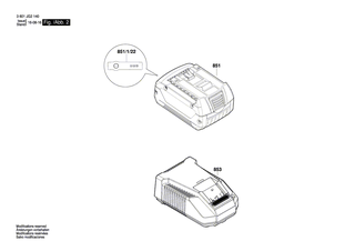 BOSCH Elektronik-Modul | Ersatzteile für GSB 18V-60 C | 16072335D9