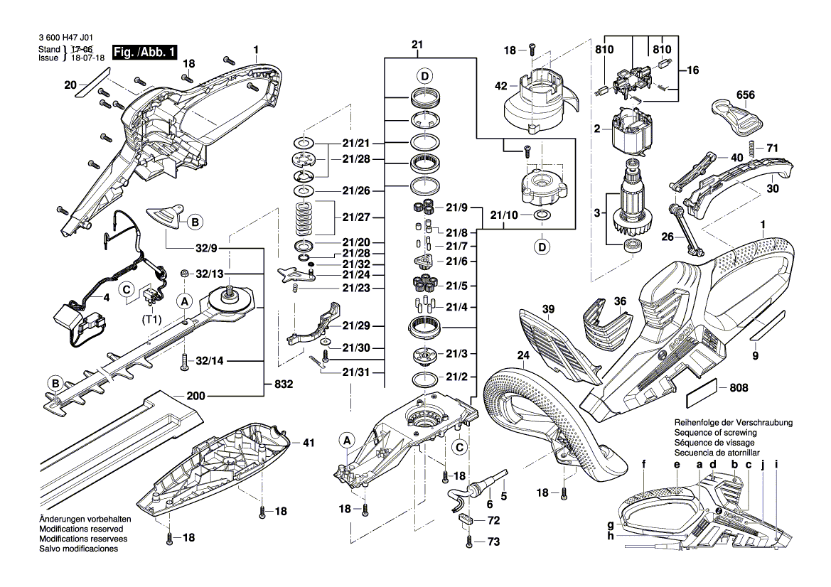 BOSCH AHS 70-34 - 3600H47K01