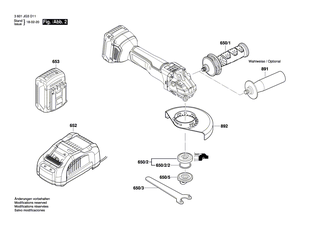 BOSCH Ausgleichscheibe 0,2 MM DICK | Ersatzteile f�r GWS18V-45PSC | 1600136014