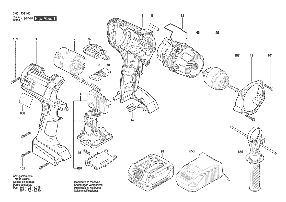 BOSCH GSR 18 VE-2-LI - 3601JD9100