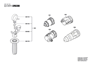BOSCH Klebeschild | Ersatzteile für GSR 18V-60 FC | 2601115537