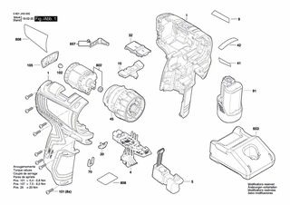 BOSCH Clip | Ersatzteile für GSR 12V-35FC | 2609110537