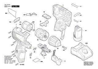 BOSCH Clip | Ersatzteile für GSR 12V-35 | 2609110537