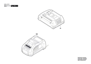 BOSCH Leiterplatte | Ersatzteile für GDR18V-200 | 1607503839