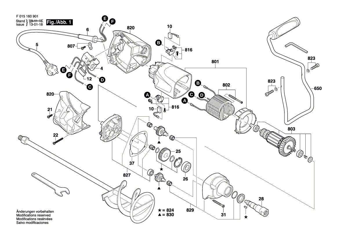 BOSCH 1609 - F015160901