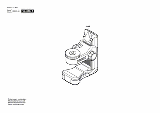 BOSCH Montagewerkzeug | Ersatzteile für BM 1 | 0601015A00