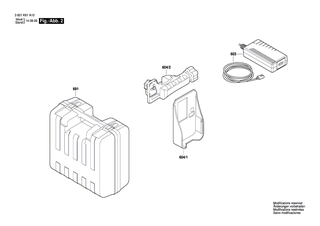 BOSCH Motorgeh�use | Ersatzteile f�r GRL 500 HV | 2610A14673