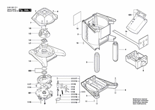 BOSCH Objektivfassung | Ersatzteile für GRL 240 HV | 2610A12298