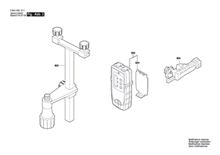 BOSCH Objektivfassung | Ersatzteile für GRL 240 HV | 2610A12298