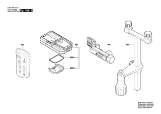 BOSCH Aufspannwinkel | Ersatzteile für GRL1000-20HV | 2610A16661