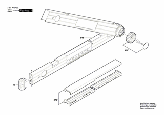 BOSCH Endkappe | Ersatzteile für GAM 270 MFL | 1619PA8574