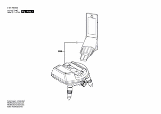 BOSCH Haltearm | Ersatzteile für RM3 | 1600A00P6F