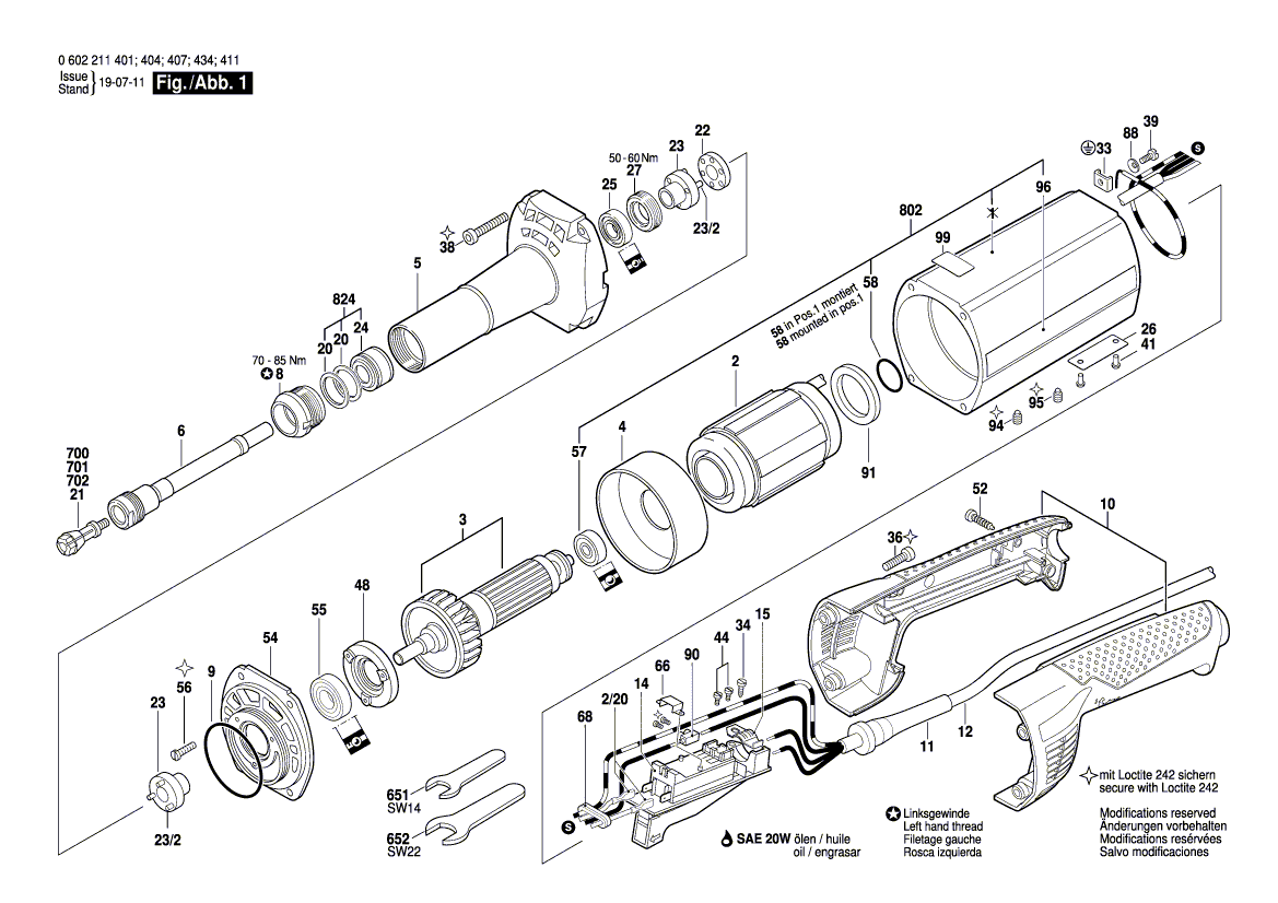 BOSCH Geradschleifer - 0602211401