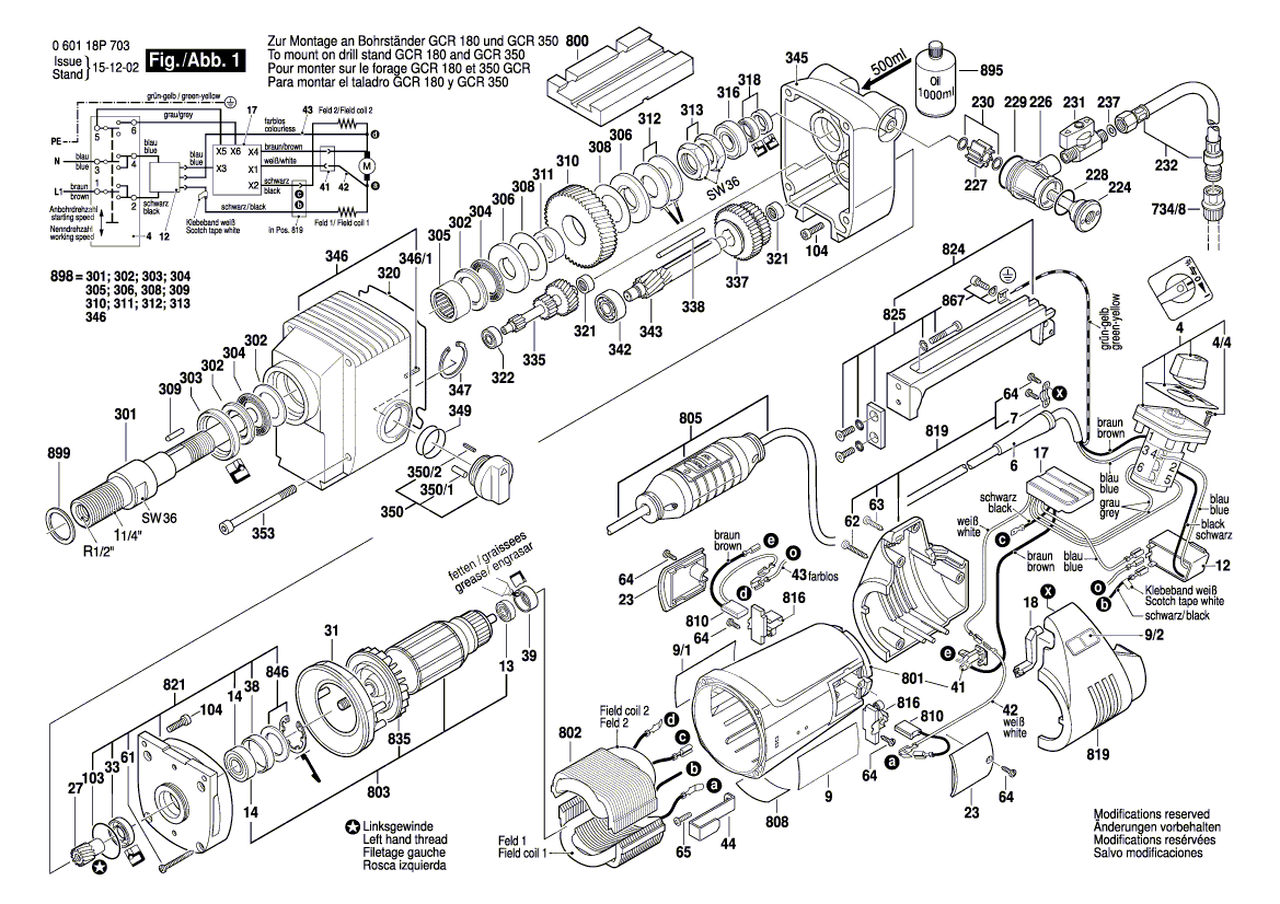 BOSCH GDB 2500 WE - 060118P703