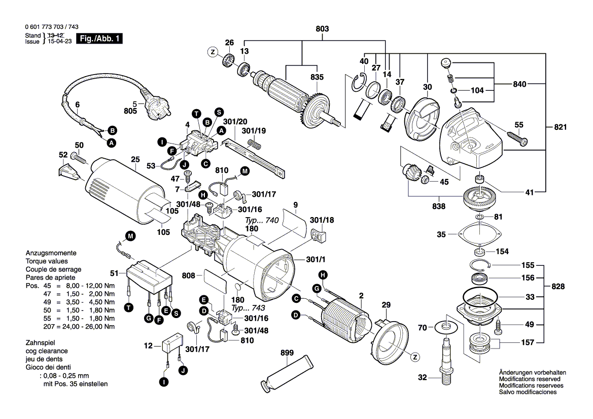 BOSCH GBR 14 CA - 0601773737