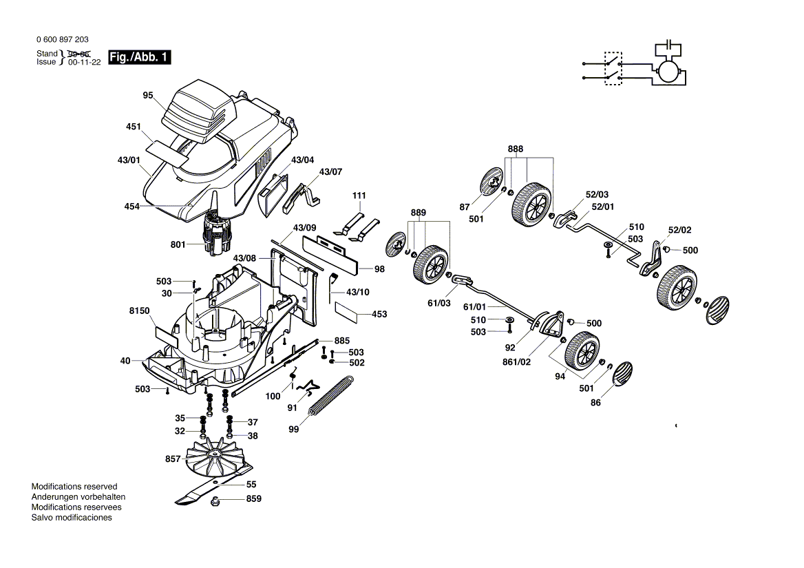 BOSCH ARM 32 - 0600897203