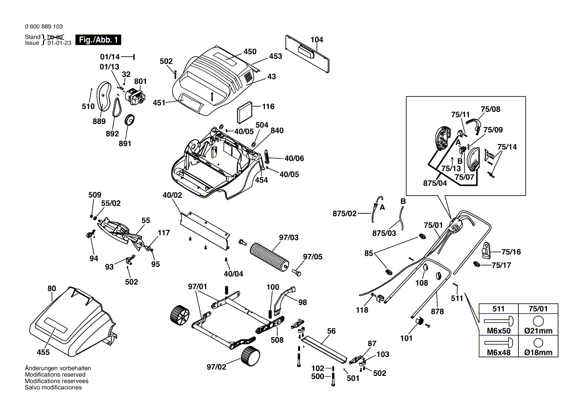 BOSCH ASM 32 F - 0600889103
