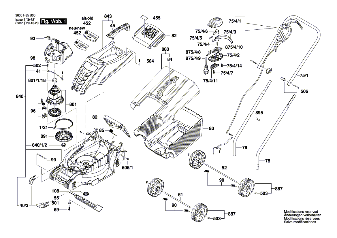 BOSCH ROTAK 32 - 3600H85B00