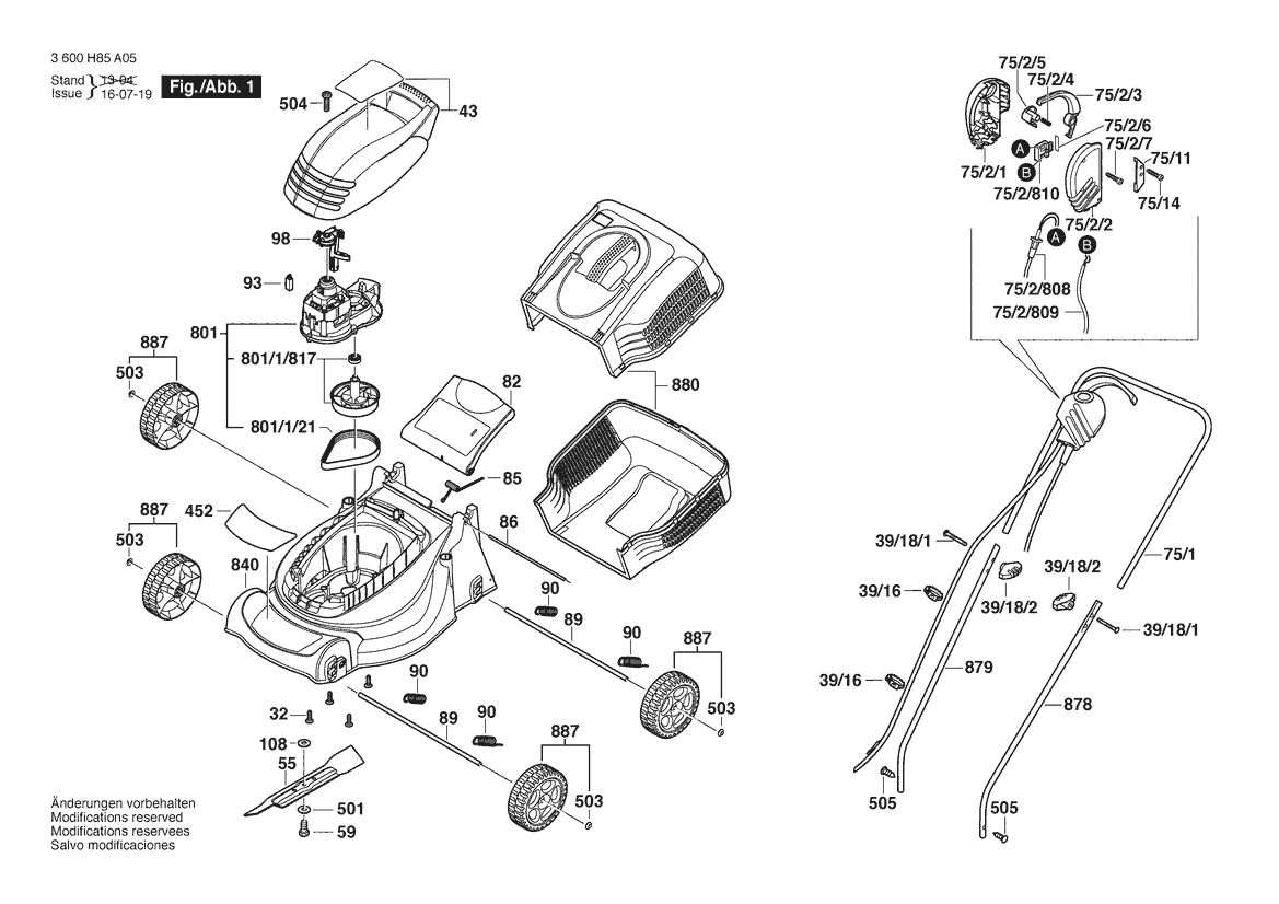 BOSCH ROTAK 320 - 3600H85A04