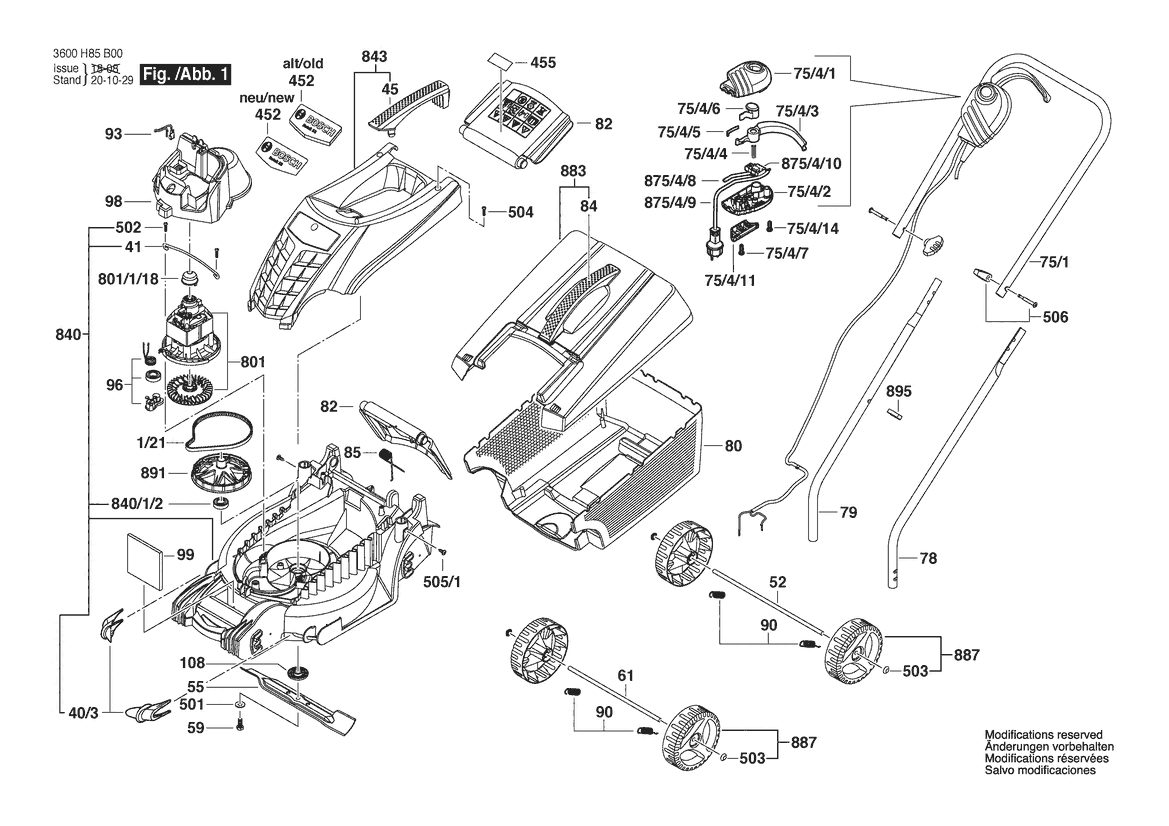 BOSCH ARM 32 - 3600H85B02