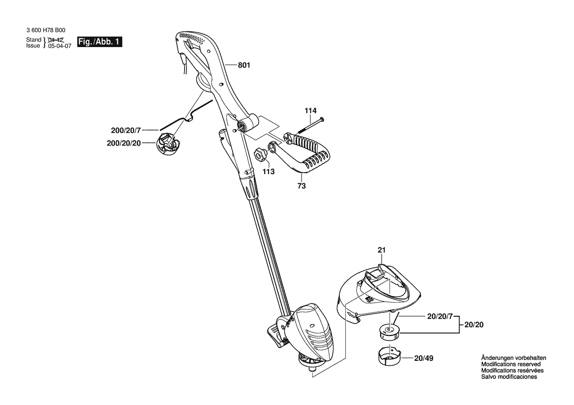 BOSCH ART 26 COMBITRIM - 3600H78C00