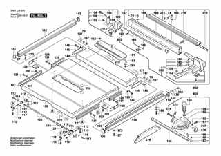 BOSCH Flügelschraube | Ersatzteile für GTS 10 | 2610996879
