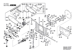 BOSCH Flügelschraube | Ersatzteile für GTS 10 | 2610996879