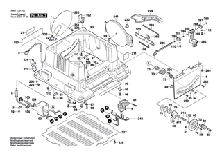 BOSCH Flügelschraube | Ersatzteile für GTS 10 | 2610996879