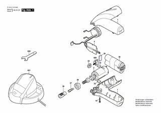 BOSCH Gehäusebaugruppe | Ersatzteile für 1100 | 2610930051