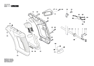 BOSCH Flanschbolzen | Ersatzteile für GCM 800 SJ | 1609BP7061