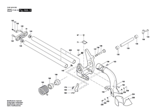 BOSCH Flanschbolzen | Ersatzteile für GCM 800 SJ | 1609BP7061