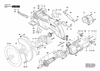 BOSCH Schraube | Ersatzteile für GCM 800 SJ | 1609BP7145